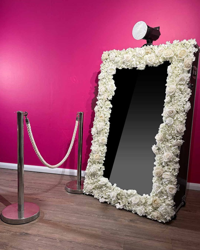 White Flower Frame