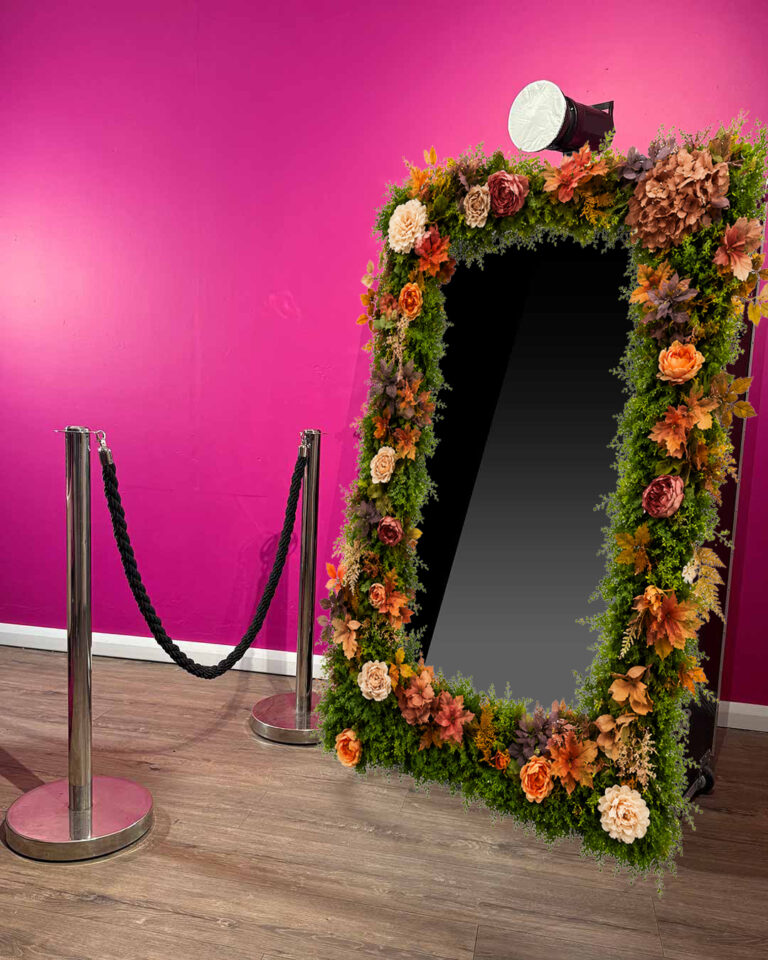 Magic Mirror Hire Yorkshire - Autumnal Frame